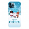 iPhone12 Pro(6.1 inches) 2020 Release Case,Merry Christmas Pattern Case Silcione Clear Protective Shockproof Cover