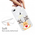 iPhone 7& iPhone 8& iPhone SE 2020 (4.7 inches ) Case,Merry Christmas Pattern Case Silcione Clear Protective Shockproof Cover