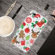 iPhone 7 Plus & iPhone 8 Plus (5.5 inches ) Case,Merry Christmas Pattern Case Silcione Clear Protective Shockproof Cover