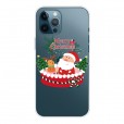 iPhone 12 Mini  (5.4 inches) 2020 Release Case,Merry Christmas Pattern Case Silcione Clear Protective Shockproof Cover