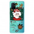 OnePlus 8 Pro Case ,Merry Christmas Pattern Case Silcione Clear Protective Shockproof Cover