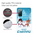 Samsung Galaxy S20FE 6.5 inch 4G &5G Case,Merry Christmas Pattern Case Silcione Clear Protective Shockproof Cover