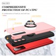 For Note20 Magnetic Ring Stand PC+TPU Case Cover