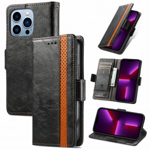 Business Leather Flip Stand Card Slots Phone Case, For Samsung A70