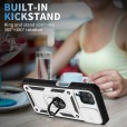 Rugged Ring Stand Shockproof Hard Smart Phone Case Cover