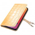 Beautiful Gradient Color Luxury Wallet Leather Flip Smart Phone Case Cover With Magnetic Closure