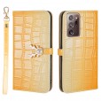 Beautiful Gradient Color Luxury Wallet Leather Flip Smart Phone Case Cover With Magnetic Closure