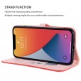 Beautiful Gradient Color Luxury Wallet Leather Flip Smart Phone Case Cover With Magnetic Closure