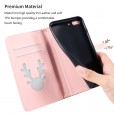 Beautiful Gradient Color Luxury Wallet Leather Flip Smart Phone Case Cover With Magnetic Closure