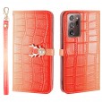 Beautiful Gradient Color Luxury Wallet Leather Flip Smart Phone Case Cover With Magnetic Closure