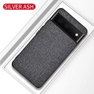 Shockproof Slim Fabric Cloth Hybrid Smartphone Case, For Google Pixel 7pro