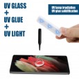 Samsung Galaxy S21 Ultra 6.8 inches Screen Protector, UV Liquid Light Glue HD Tempered Glass Fingerprint unlock